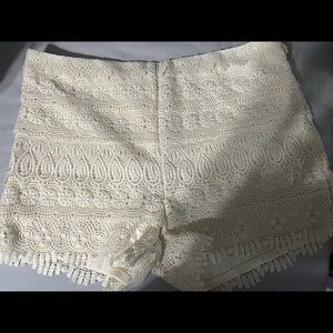 Mango suit collection lace shorts size 6